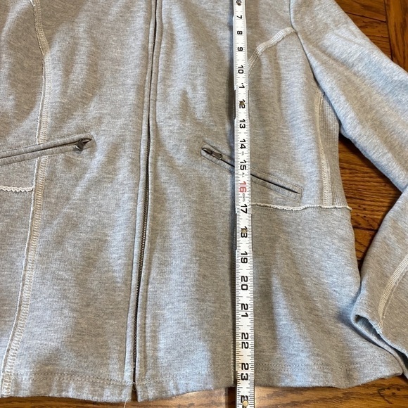 MOSSIMO JACKET Large GREY cinched LIGHTWEIGHT - Picture 5 of 9